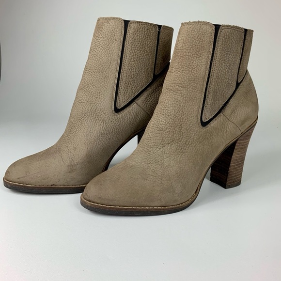 LUCKY BRAND Maldeev heeled leather boots. SZ 10 - Picture 2 of 11